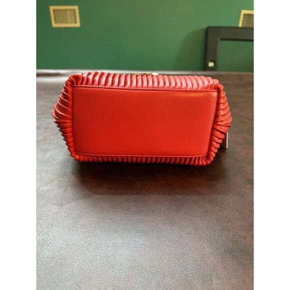 Love Moschino Red Hobo Bag Small New with Dust Bag Zip